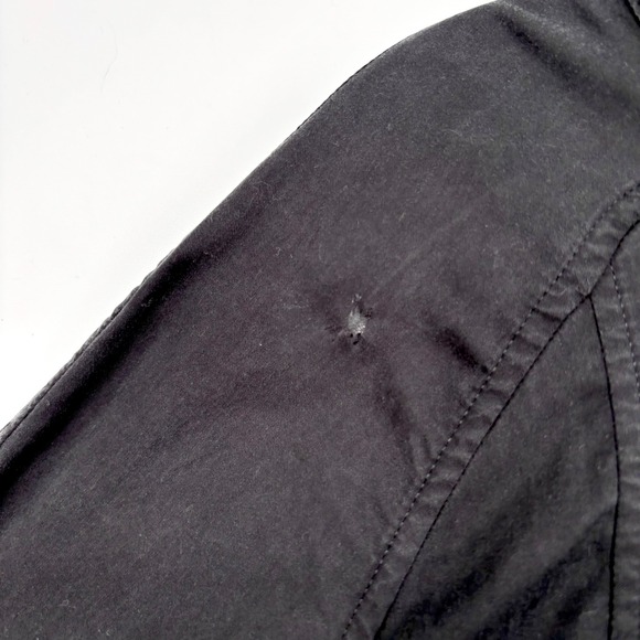 Lululemon City Stroll Tencel Jacket Sz 8 Black Hooded Anorak Cinch Waist Utility - Picture 7 of 16